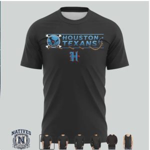Houston Texans One Piece Luffy Gear 5 Anime Crossover T Shirt
