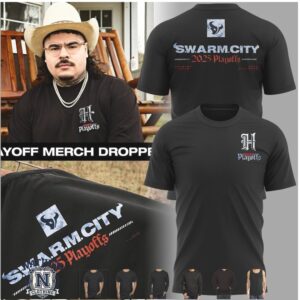 Houston Texans Swarm City Football Playoffs Fan T Shirt