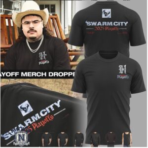 Houston Texans Swarm City Football Playoffs Fan T Shirt