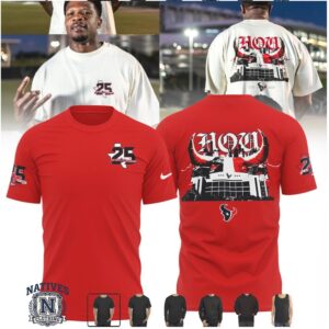Houston Texans Twenty Fifth Anniversary Stadium T Shirt