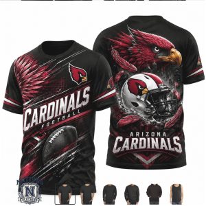 Arizona Cardinals Football Mascot Helmet Graphic T Shirt