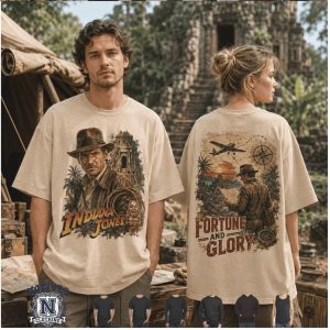 Indiana Jones Adventure Fortune And Glory Treasure Hunt T Shirt