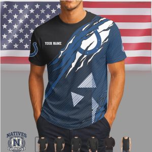 Indianapolis Colts Football Personalized Graphic T Shirt