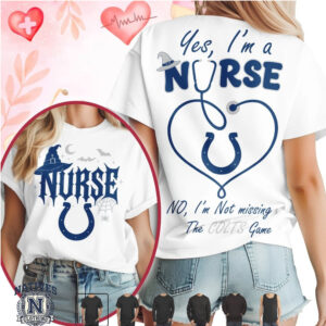 Indianapolis Colts Nurse Stethoscope Halloween Game T Shirt