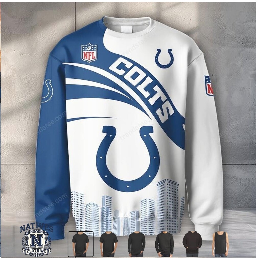 Indianapolis Football Colts Horseshoe Logo T Shirt Hoodie Indianapolis Football Colts Horseshoe Logo T Shirt Hoodie