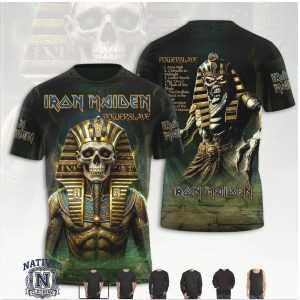 Iron Maiden Powerslave Ancient Egyptian Mummy Skull T Shirt