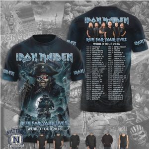 Iron Maiden Run For Your Lives World Tour 2026 Hoodie
