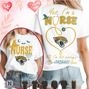 Jacksonville Jaguars Nurse Stethoscope Halloween Game T Shirt