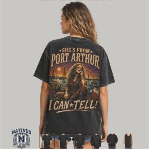 Janis Joplin Port Arthur Texas Vintage Music T Shirt