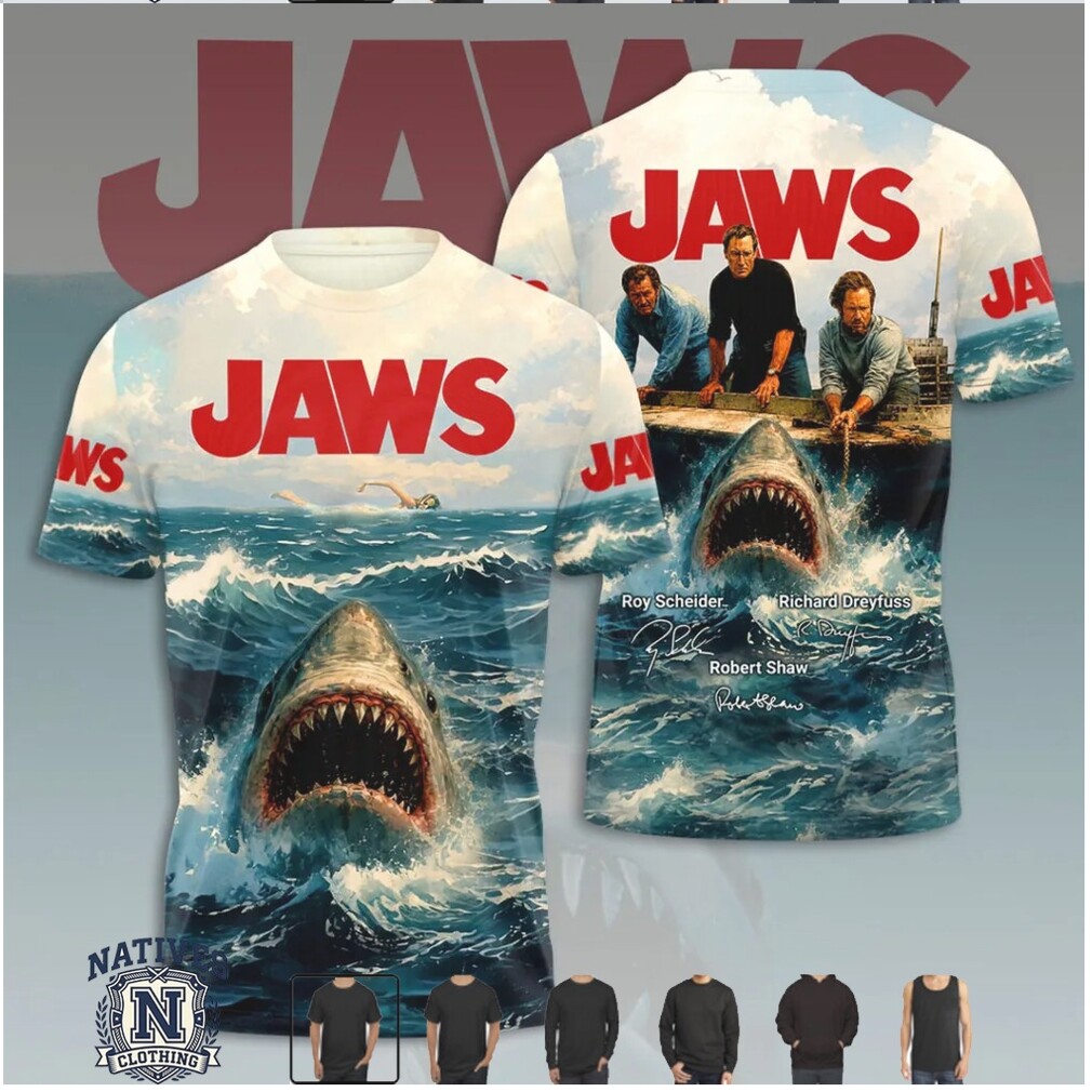 Jaws Movie Poster Vintage Shark Thriller Retro Unisex Hoodie Jaws Movie Poster Vintage Shark Thriller Retro Unisex Hoodie