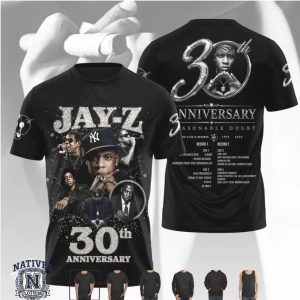 Jay Z Reasonable Doubt Thirtieth Anniversary Hip Hop Shirt