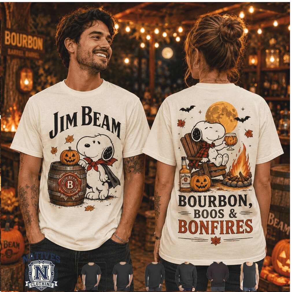 Jim Beam Snoopy Bourbon Boos And Bonfires Halloween Fall T Shirt Jim Beam Snoopy Bourbon Boos And Bonfires Halloween Fall T Shirt