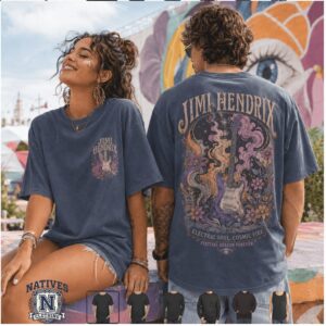 Jimi Hendrix Electric Soul Cosmic Fire Festival T Shirt