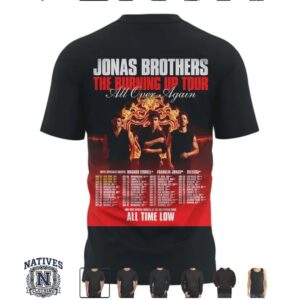 Jonas Brothers Burning Up Tour New York City T Shirt
