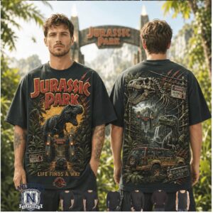 Jurassic Park T Rex Dinosaur Life Finds A Way T Shirt