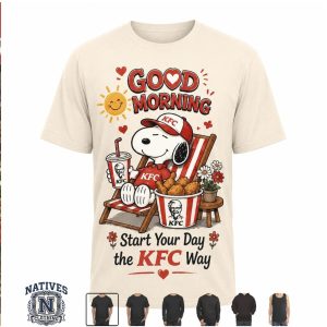 KFC Snoopy Good Morning Sunshine Crispy Bites Bucket T Shirt