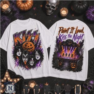 KISS Rock Band Halloween Concert Stage Spooky Graphic T Shirt