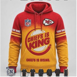 Kansas City Chiefs Custom Name Graphic Football Apparel Hoodie Shirt