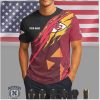 Las Vegas Raiders Custom Name Ripped Style Performance T Shirt Las Vegas Raiders Custom Name Ripped Style Performance T Shirt