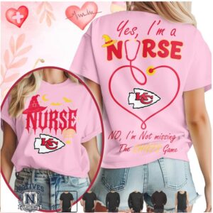 Kansas City Chiefs Nurse Stethoscope Halloween Game T Shirt