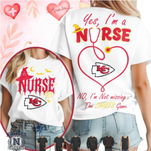 Kansas City Chiefs Nurse Stethoscope Halloween Game T Shirt