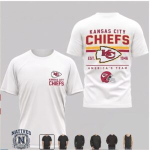 Kansas City Chiefs Vintage Football Team Logo Est 1946 T Shirt