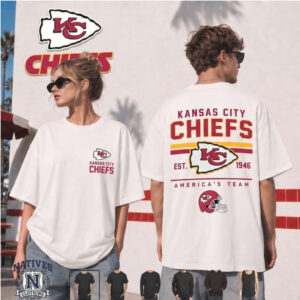 Kansas City Chiefs Vintage Football Team Logo Est 1946 T Shirt