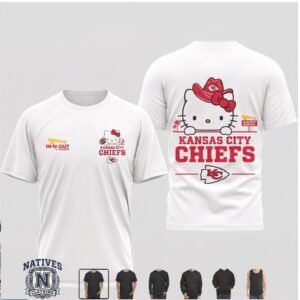 Kansas City Football Hello Kitty In N Out T Shirt