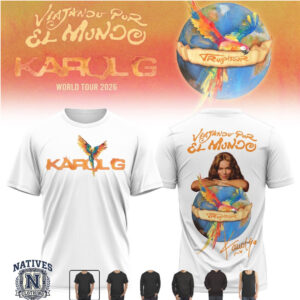 Karol G Tropitour World Tour 2026 Latin Pop Concert White T Shirt