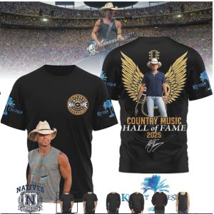 Kenny Chesney Country Music Hall Of Fame 2025 Angel Wings T Shirt