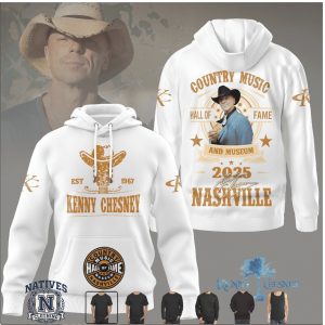 Kenny Chesney Country Music Hall Of Fame 2025 Nashville T Shirt