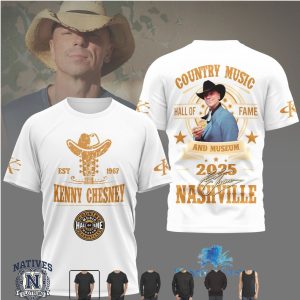 Kenny Chesney Country Music Hall Of Fame 2025 Nashville T Shirt