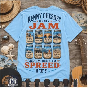 Kenny Chesney Country Music Jam Song Jars Beach Country T Shirt