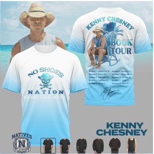 Kenny Chesney No Shoes Nation Book Tour 2026 Schedule Graphic T Shirt