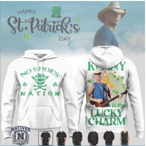 Kenny Chesney No Shoes Nation Lucky Charm St Patrick Day T Shirt