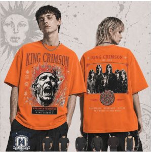 King Crimson Court Of The Crimson King Vintage Band T Shirt