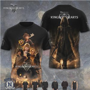 Kingdom Hearts Video Game Character Graphic Hoodie