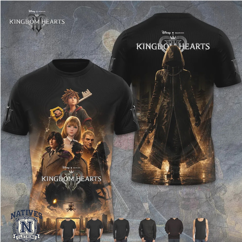 Kingdom Hearts Video Game Character Graphic Hoodie Kingdom Hearts Video Game Character Graphic Hoodie