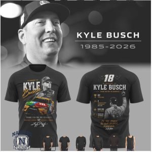 Kyle Busch 18 Racing In Memory Of Legend Tribute T Shirt