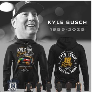 Kyle Busch 18 Rowdy Thank You Memories Racing T Shirt