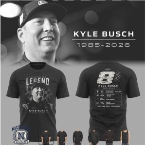 Kyle Busch Last Lap Of A Legend Racing Number 8 Tribute T Shirt