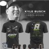 Kyle Busch Rowdy Forever Racing Legend Career Tribute Black T Shirt Kyle Busch Rowdy Forever Racing Legend Career Tribute Black T Shirt