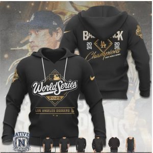 LA Dodgers 2025 World Series Champions Back To Back Gold T Shirt