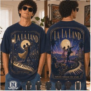 La La Land City Of Dreams Musical Movie Poster T Shirt
