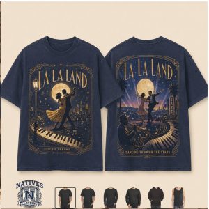 La La Land City Of Dreams Musical Movie Poster T Shirt