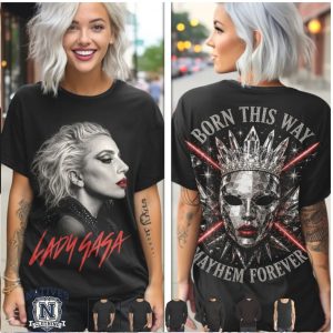 Lady Gaga Born This Way Mayhem Forever Concert T Shirt