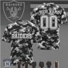 Las Vegas Raiders Digital Camo Salute To Service Jersey T Shirt Las Vegas Raiders Digital Camo Salute To Service Jersey T Shirt