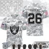 Las Vegas Raiders US Army Camo Star Salute To Service T Shirt Las Vegas Raiders US Army Camo Star Salute To Service T Shirt