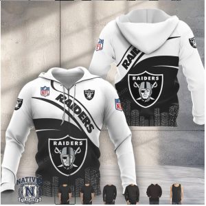 Las Vegas Raiders NFL City Graphic Printed T Shirt Hoodie