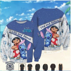 Lilo and Stitch Best Friends Beach Vacation Cartoon T Shirt